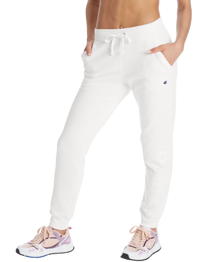 Jogger Champion Mujer - Powerblend Fleece ( Blancas ) 4530692-QN